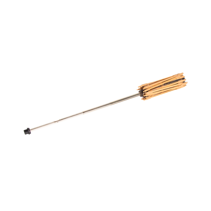 How does the hinge structure design of a folding umbrella stand ensure durability against repeated opening and closing?