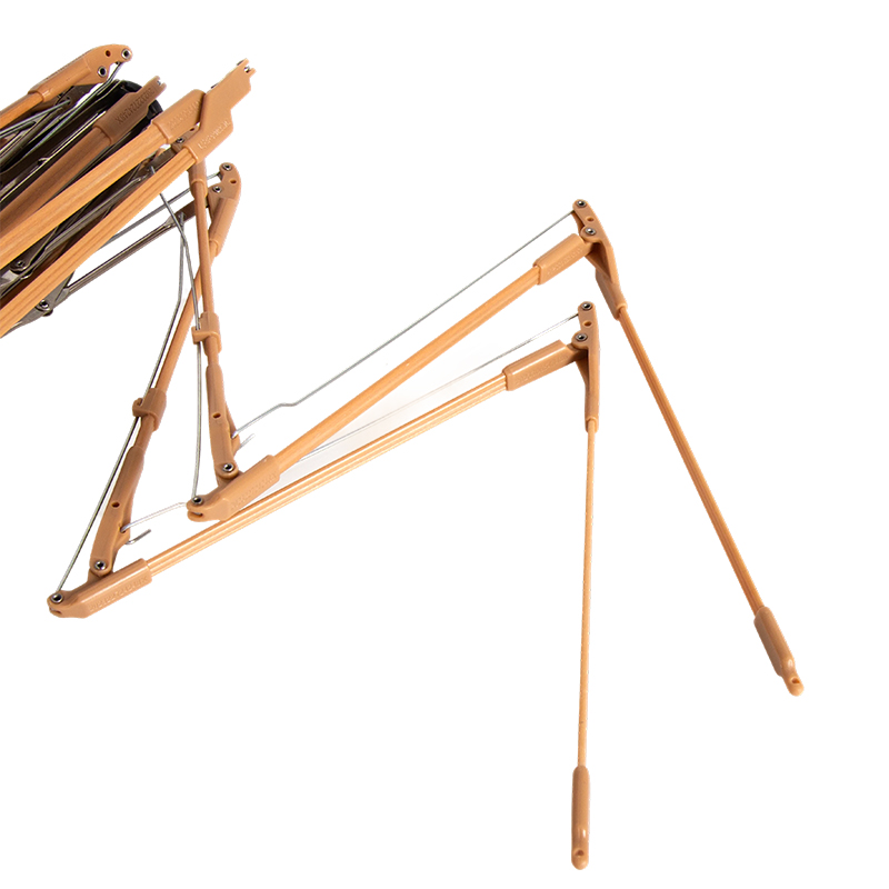 How does the surface treatment process of a folding umbrella stand affect its rust resistance?